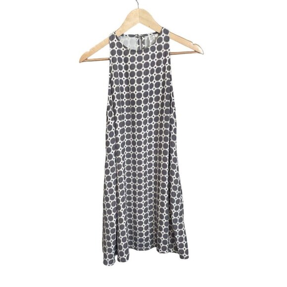 Sadie & Sage Size S White Sleeveless Mini Sun Dress swing shift trapeze sun - Picture 1 of 9